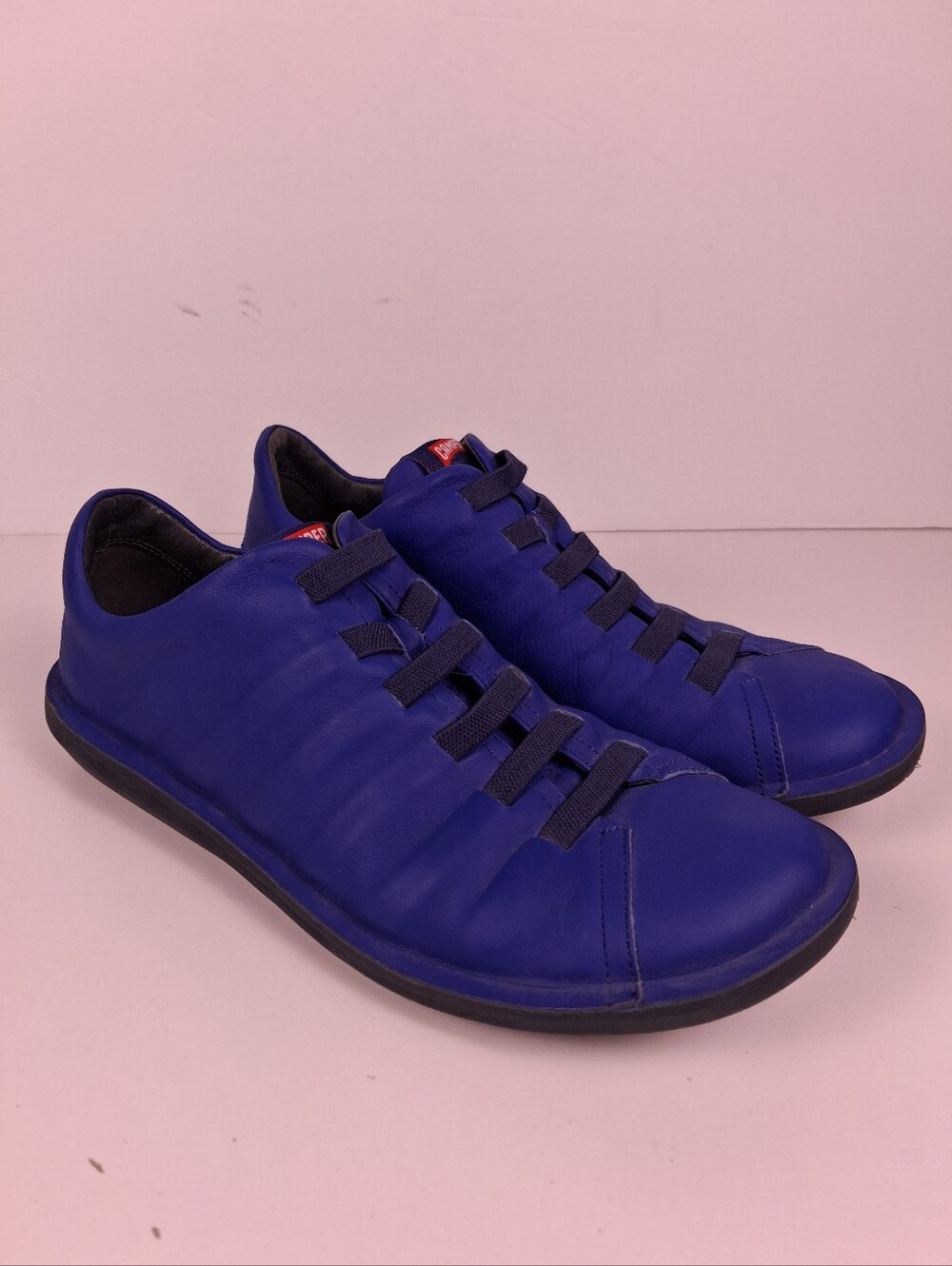 Camper Beetle Sneakers Mens EU 43 US 10 Blue Leather Casual Minimalist EVA Sole